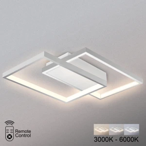 Светодиодная люстра 50W 3500Lm 3000K/4000K/6000K белая PL-21807W