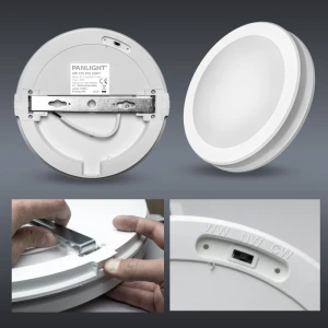 Плафон потолочный LED 20W 3CCT PL-CL20H9Y3CCT-WH 230V IP65 белый 200x55 PANLIGHT-thumb-3