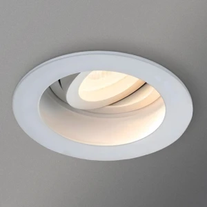 Встраиваемый светильник GU10 круглый белый 100x40mm IP20 PL-23531WW