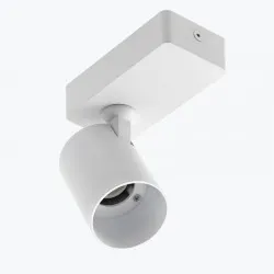 Corp de iluminat pe perete aluminiu SANTO max.20W IP20 rotund alb OS-SAN20WOK1-10