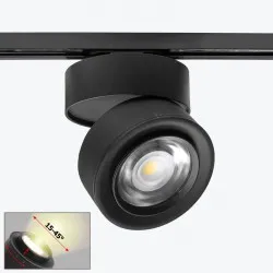 Proiector track cu LED ZOOM 15-45° pe sina 2 fire negru 36W 4000K PL-36PG40EBK
