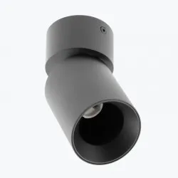 Corp de iluminat aluminiu FARGO II 70X166mm IP20 max.20W rotund negru OS-FRG20W2-00