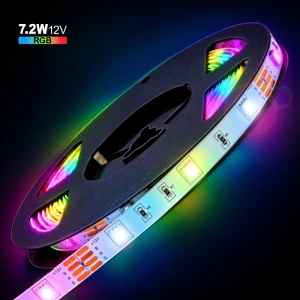 Banda LED PL-5050RGB30-12, IP-20,12V,7,2W/m,RGB,30led/m,5m PANLIGHT