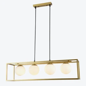 Светильник подвесной AVELIN3 2287 4*E27, IP20 80cmx20cmx20cm золото OS-AVEL3-40-DEC
