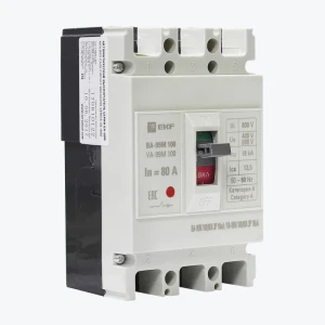 Автоматический выключатель ВА-99МL 100/80А 3P 18кА EKF Basic