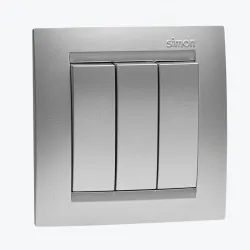 Intrerupator triplu aluminiu 1591391-033 SIMON 15