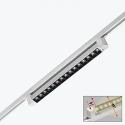 Corp de iluminat track cu LED pe sina 2 fire alb 15W 4000K PL-15B18CZWH