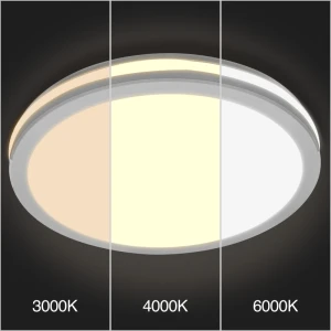Плафон потолочный LED 50W 3CCT PL-CL50H9Y3CCT-WH 230V IP65 белый 400x55 PANLIGHT