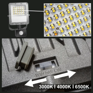 Прожектор LED с датчиком движения PL-FLS20W-3CCT 20W IP65 100lm/W CCT 3000K/4000K/6500K PANLIGHT-thumb-3