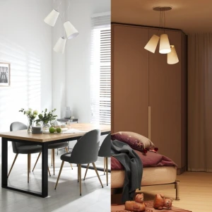 Lustra suspendata KASEL3 5314 3*E27 max 40W crem OS-KAS3-05-DEC