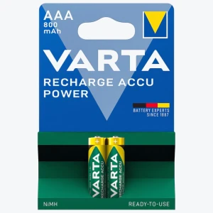 Аккумуляторные батарейки VARTA MICRO RECHARGEABLE ACCU AAA 800 mAh 2 шт.