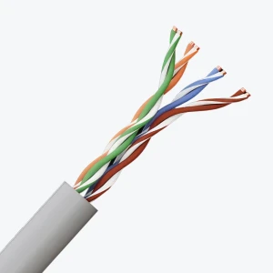 Cablu de date CAT.5E U/UTP 4 perechi 24AWG PVC 305 m gri TERACOM PRO EKF