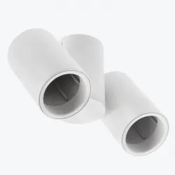 Corp de iluminat LUPO 17.5X5.6X11.5 2xGU10 max 50W IP20 rotund alb OS-LUP-2GU10-00