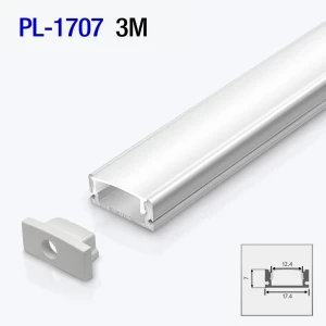 Profil din aluminiu pentru bandă LED exterior 3m/set 17.5*7mm PL-1707 3m PANLIGHT