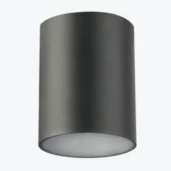 Потолочный светильник алюминий уличный LENTO 100x130 IP54 max.35W круглый графит OS-LEN100OKG-30