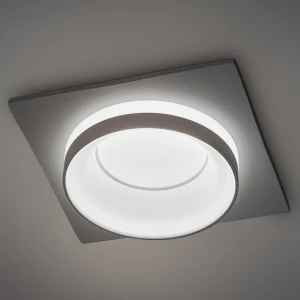 Spot incorporat GU10/GU5,3 patrat alb 91x37mm IP20 PL-23007W-thumb-2