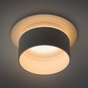 Spot incorporat GU10 rotund alb 91x55mm IP20 PL-23426W