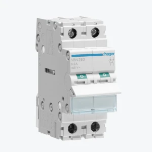 Separator de sarcină Hager 2P 63A 2M SBN263