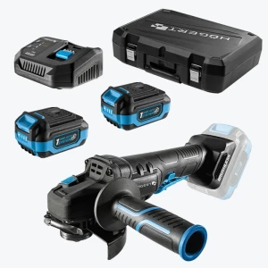 Polizor unghiular pe acumulator 125mm 18V Li-Ion+2 acumulatori 4Ah+incărcător 4Ah HT2E251-B24AG HOEGERT