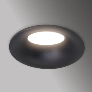 Встраиваемый светильник GU10/GU5,3 круглый черный 85x36mm IP20 PL-23004B