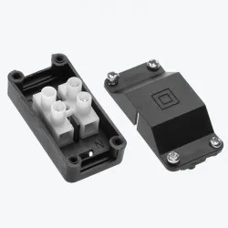 Клеммная колодка с крышкой макс 16A IP20 LZ-KOI2KO-10