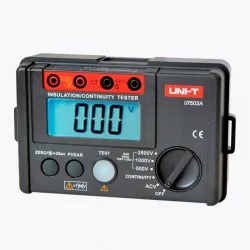 Измеритель сопротивления изоляции цифровой до 2500V UT502A UNI-T