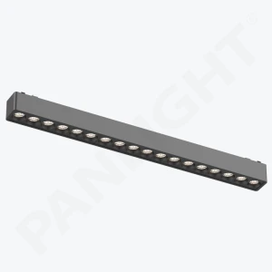 Светильник Linear на магнитную шину черный 18Вт,4000K,DC48V,340MM PANLIGHT ULTRA SLIM PL-18MTA-BK