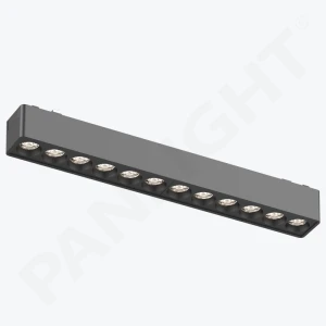 LED liniar grila magnetică negru12W,4000K,DC48V,230MM PANLIGHT ULTRA SLIM PL-12MTA-BK