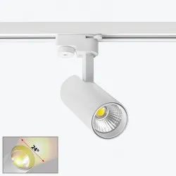 Proiector track cu LED pe sina 2 fire alb 10W (4000K)