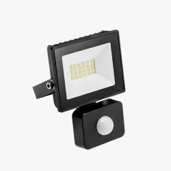 Светодиодный прожектор с сенсором G-TECH 10W 700LM IP65 6400K черный GT-FLR10WC-64