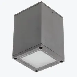 Потолочный светильник алюминий уличный LENTO 100x130 IP54 max.35W квадратный графит OS-LEN100KWG-30