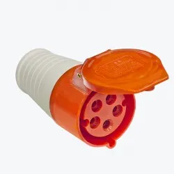 Розетка переносная 215 3Р+РЕ+N 16A 5P 380В IP44