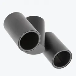 Corp de iluminat LUPO 17.5X5.6X11.5 2xGU10 max 50W IP20 rotund negru OS-LUP-2GU10-10