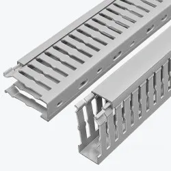 Canal cablu perforat PVC sur 25x60x2000mm AY-KA