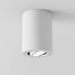 Точечный накладной светильник GU10 круглый белый 80x90mm IP20 PL-23009W-thumb-3