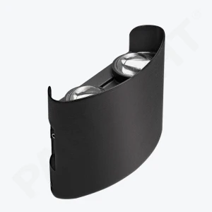 Фасадный светильник на 4 линзы 3000K Черный 4x1W LED IP54 PL-25014 120x80x38mm