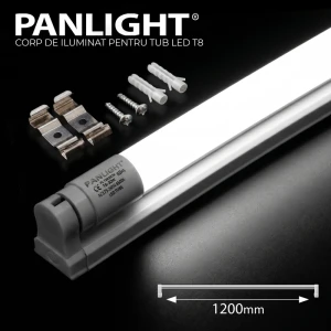 Corp Tub LED T8 - Suport 1x120cm IP20 PL-T8FXB120 PANLIGHT