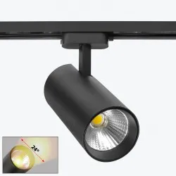 Proiector track cu LED pe sina 2 fire negru 40W 4000K PL-40E16ABK