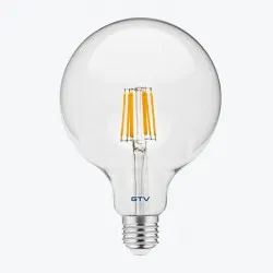 Светодиодная лампа шар филамент G95 8 Вт E27 (4000K)