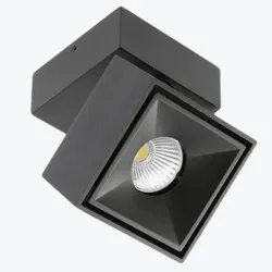 Corp de iluminare LED BIANCO negru 15W (4000K)