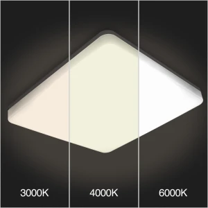 Плафон потолочный LED 24W 3CCT PL-CL24H6Y3CCT-BL 230V IP54 черный 330x50 PANLIGHT
