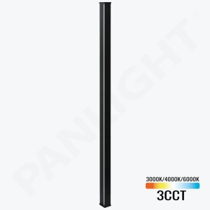 Настенный светильник 24 W 3CCT, бра линейное 120см в черном корпусе IP20 LED 1200x36x30mm PL-250120B