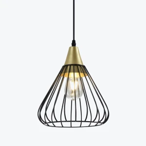 Светильник подвесной TESS 2394 1*E27 IP20 D24cm черный OS-TESS-11-DEC