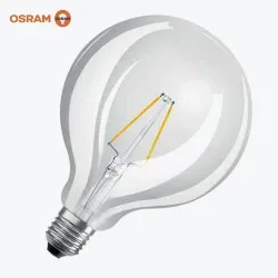 Светодиодная лампа филамент OSRAM G125 2.5Вт 250 Лм E27 2700K