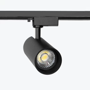 Proiector track cu LED pe sina 2 fire negru 20W 4000K PL-20TLE-BK