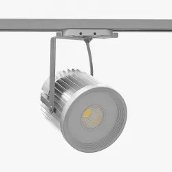 Proiector track cu LED pe sina 2 fire argintiu PL-TK30BP 30W 4100K