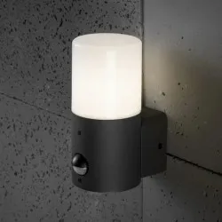 Lampa de gradina bra cu senzor de miscare CORTA-AU PIR max.25W E27 IP44 grafit OS-COR0UAP-30