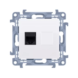 Priza calculator unitara RJ45 cat 5e alba C51.01/11 SIMON 10