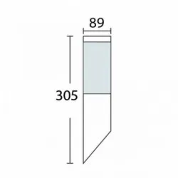 Lampa de gradina pe perete KAVAK-1 negru max.60W IP44 230V E27 075-014-0001