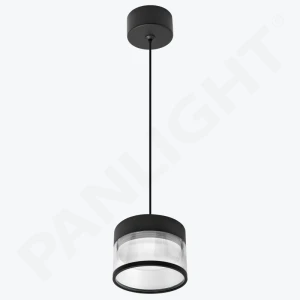 Spot suspendat GX53 rotund negru IP20 85x45mm PL-24460B